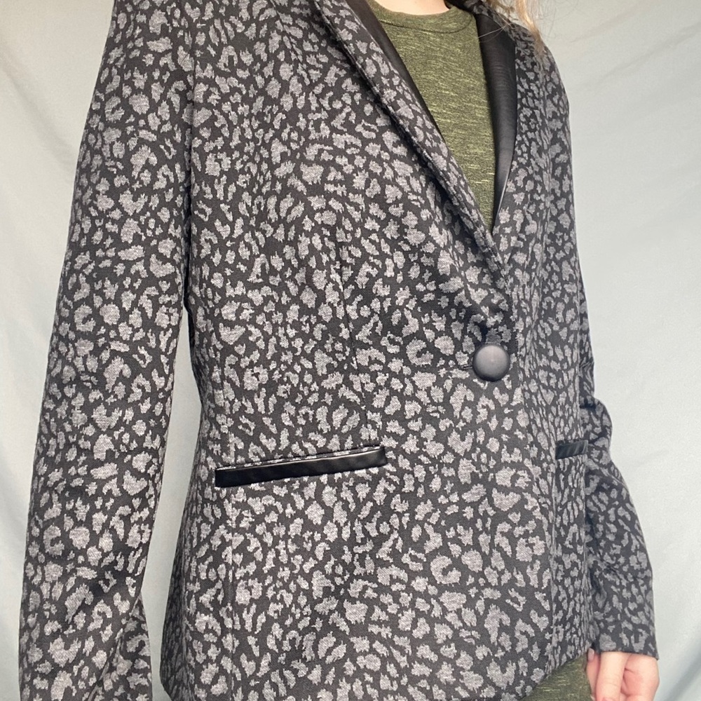 Notations Large Printed Patterned Blazer Jacket - image 4